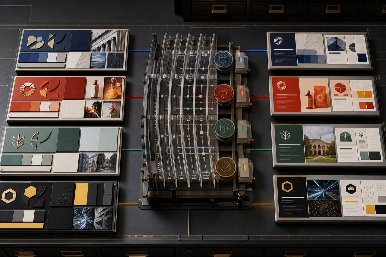 Distinct brand systems staying separate while using one governance engine